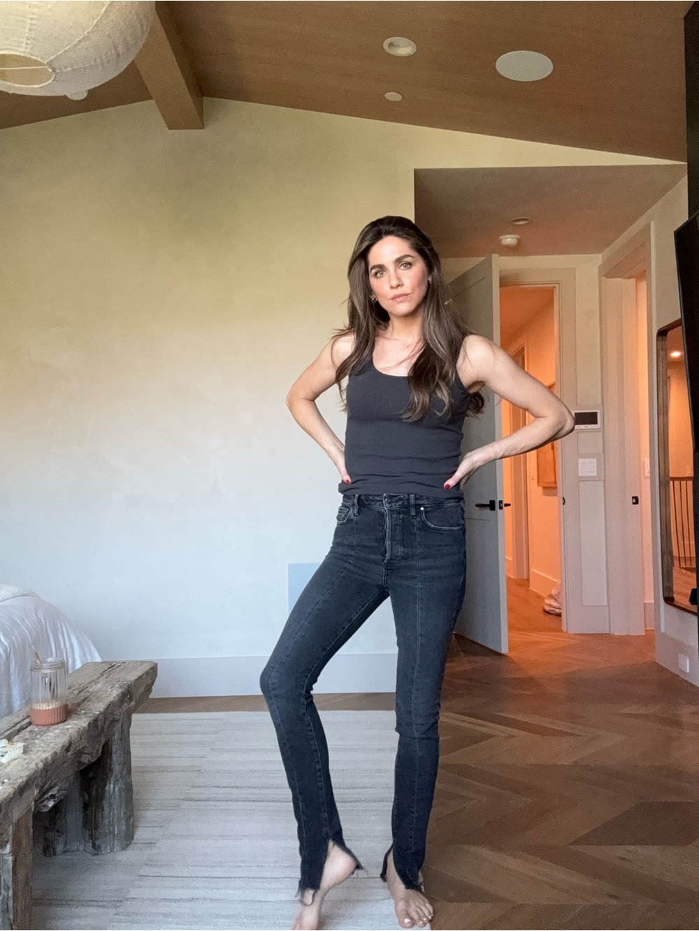 Anine Bing Black Skinny Jeans
